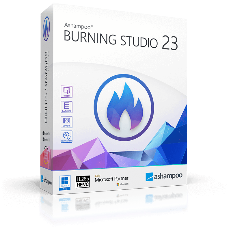 ashampoo burning studio free es una completísima suite de grabación de