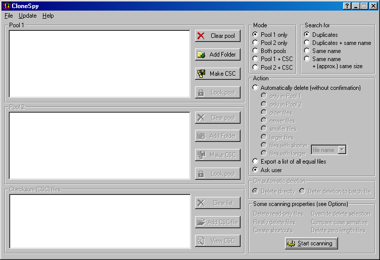 CloneSpy - Gratis-Download von heise.de