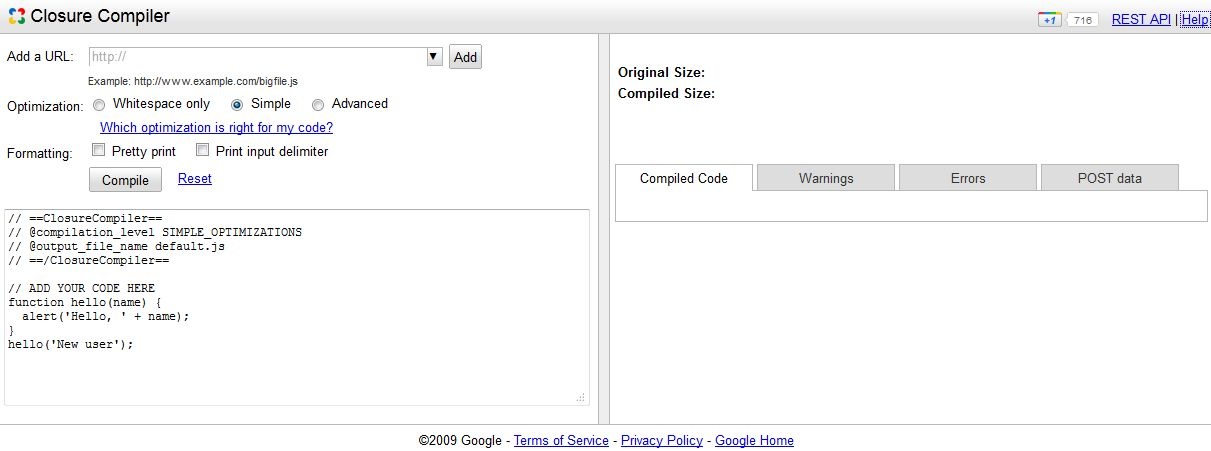 Closure Compiler Download , Using Google Closure Compiler to deliver ...