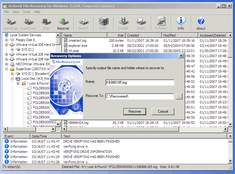 File Recovery - Download | Heise