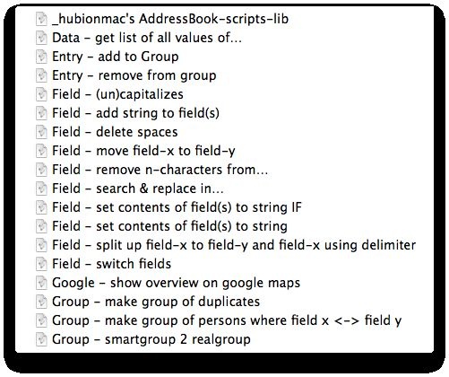 Hubi's Address Book Scripts - Gratis-Download von heise.de