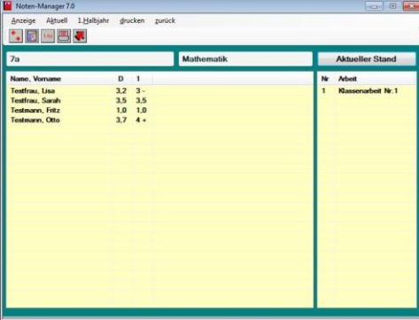 Noten-Manager - Gratis-Download von heise.de