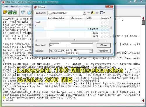 Text Editor Lightning Fast - Download | Heise