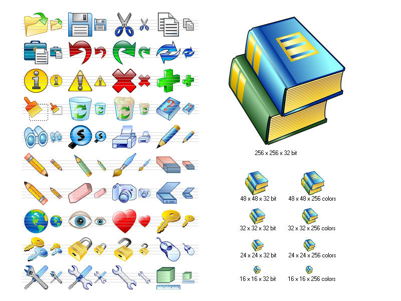 Toolbar Icon Set - Download | Heise